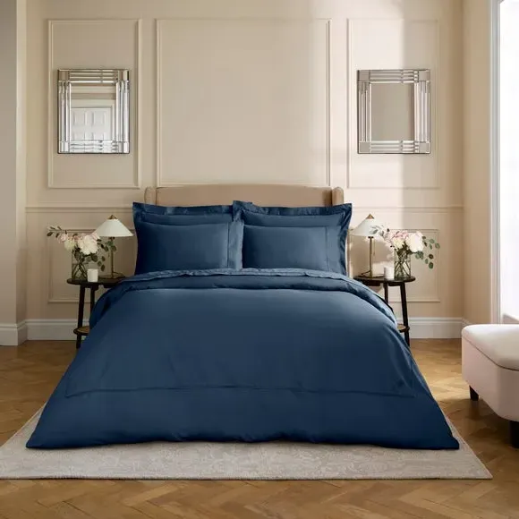 800 Thread Count Duvet Cover - Midnight, Cotton