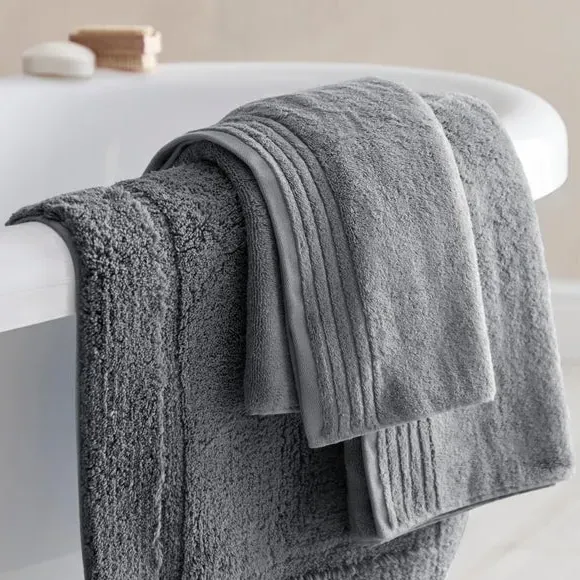 Bath Towel with TENCEL - Dove, Cotton Blend