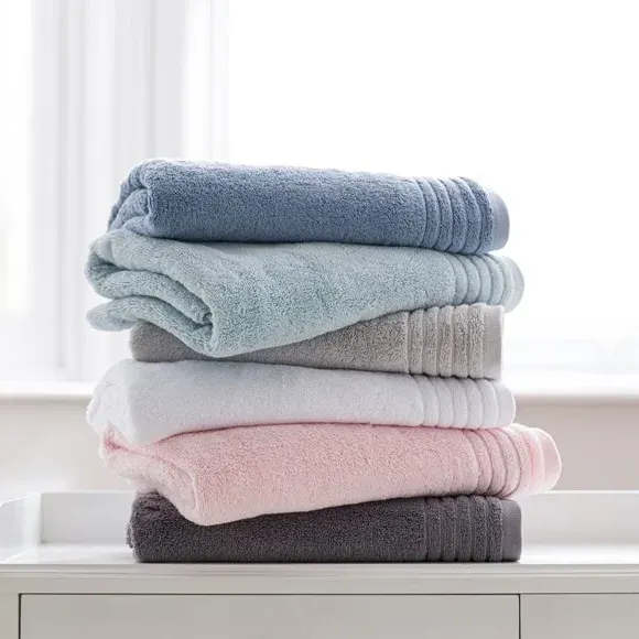 Bath Towel with TENCEL - Dove, Cotton Blend