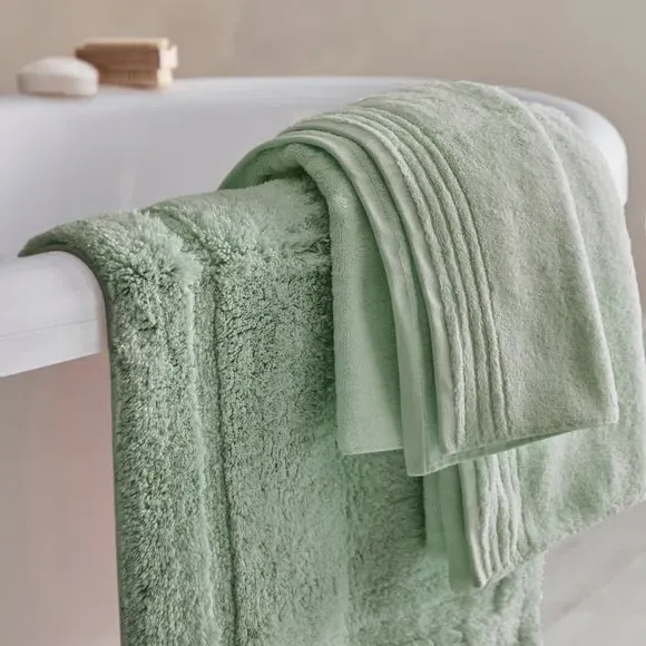 Bath Towel with TENCEL - Grey, Cotton Blend