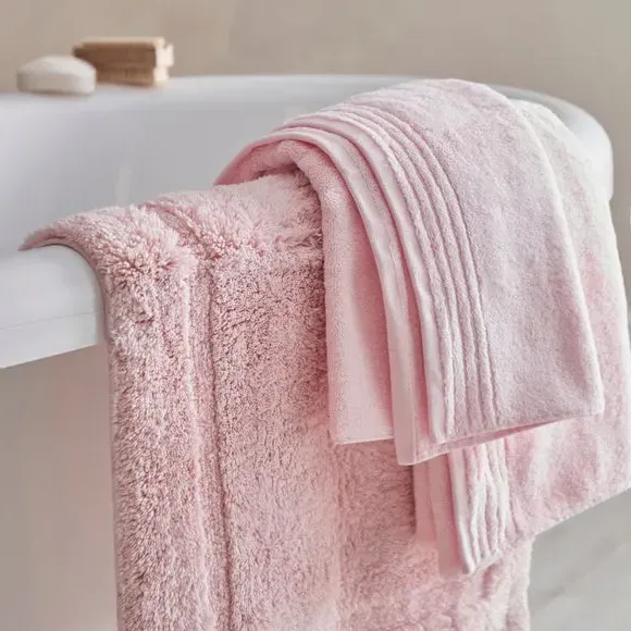 Bath Towel with TENCEL - Rose, Cotton Blend