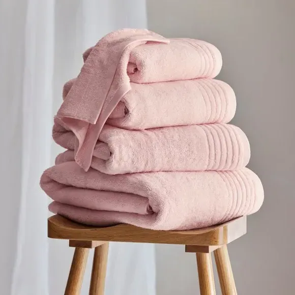 Bath Towel with TENCEL - Rose, Cotton Blend