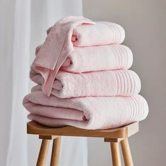 Bath Towel with TENCEL - Rose, Cotton Blend