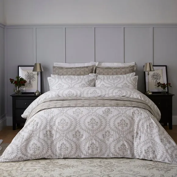 Bedspread Arts & Crafts Pattern - Linen, Cotton