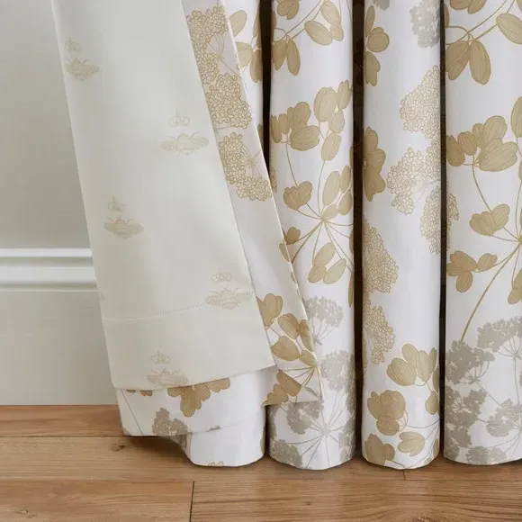 Blackout Eyelet Curtains - Cream, Cotton Sateen
