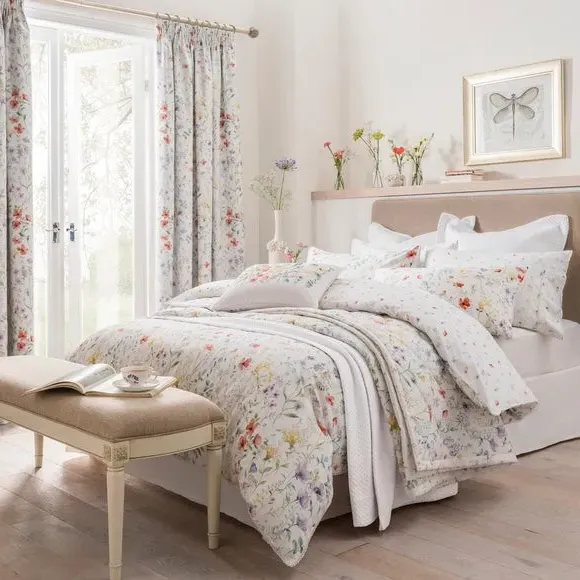 Blackout Pencil Pleat Curtains - Multicolor