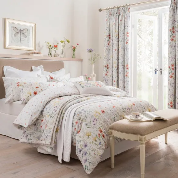 Blackout Pencil Pleat Curtains - Multicolor