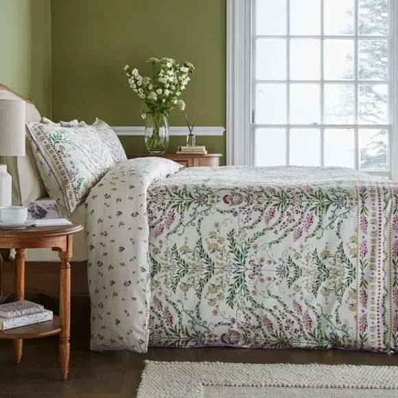 Botanical Duvet Cover Set - Multicolor, Cotton