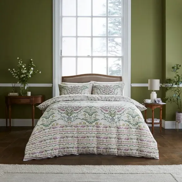 Botanical Duvet Cover Set - Multicolor, Cotton