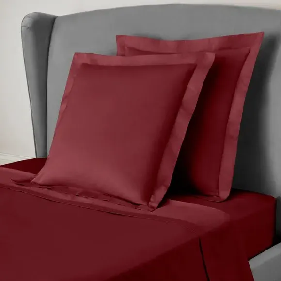 Continental Pillowcase 400 Thread - Bordeaux, Cotton image
