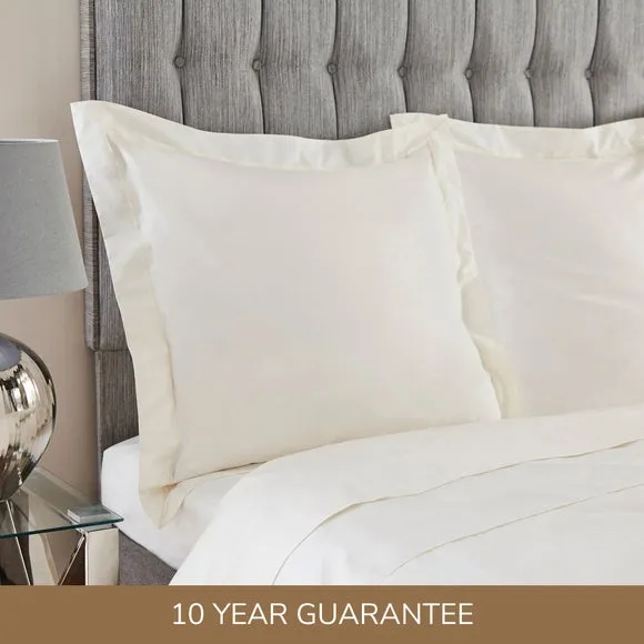 Continental Pillowcase 400 Thread - Cream, Cotton