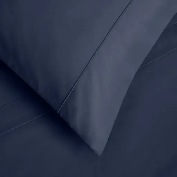 Continental Pillowcase 400 Thread - Indigo, Cotton