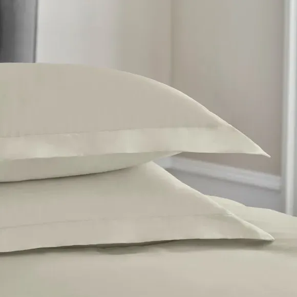 Continental Pillowcase 400 Thread - Taupe, Cotton