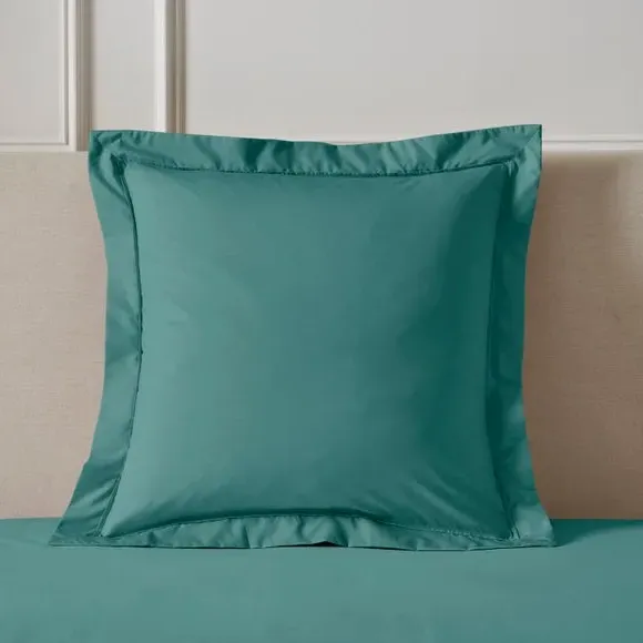 Continental Pillowcase 400 Thread - Teal, Cotton