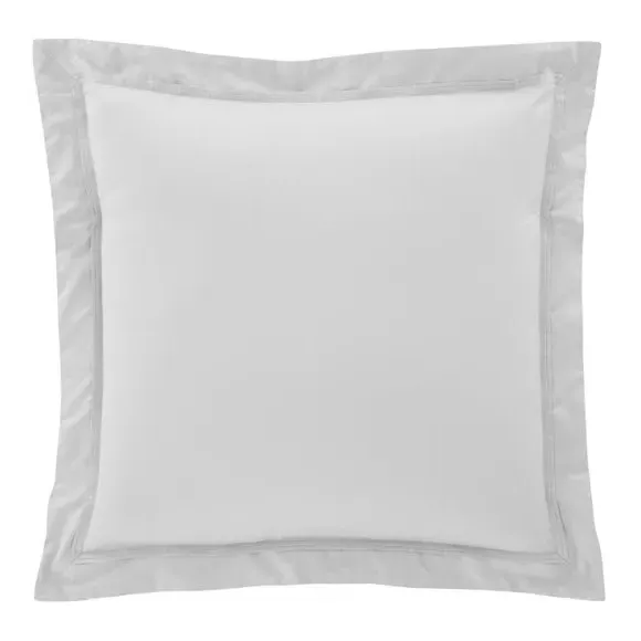 Continental Pillowcase 500 Thread - Silver, Cotton