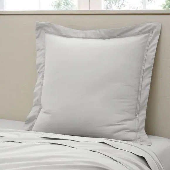 Continental Pillowcase 500 Thread - Silver, Cotton image