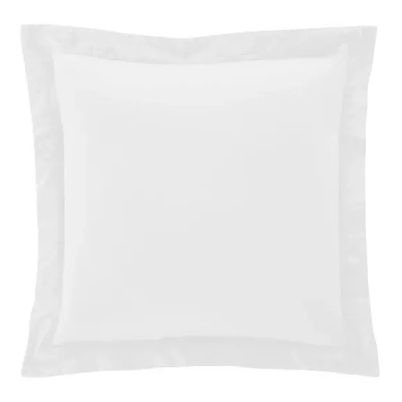 Continental Pillowcase 500 Thread - White, Cotton