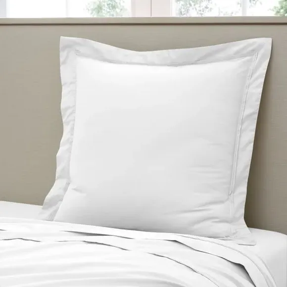 Continental Pillowcase 500 Thread - White, Cotton