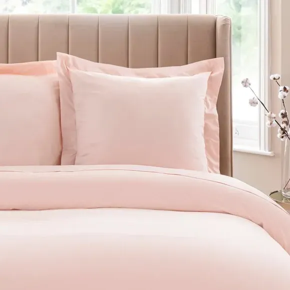 Continental Pillowcase Oxford Edge - Blush, Cotton