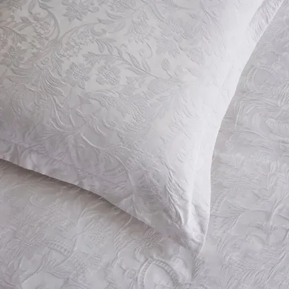 Continental Pillowcase - White, Polycotton