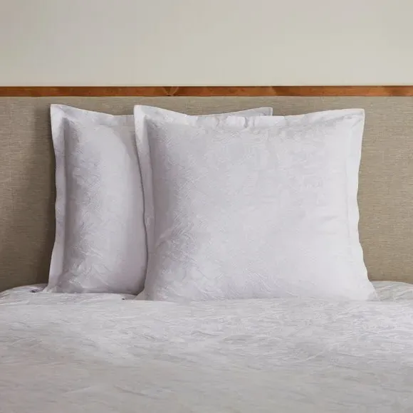 Continental Pillowcase - White, Polycotton image