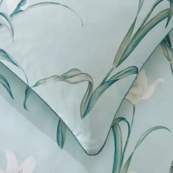 Cotton Pillowcase Pair - Seafoam, Sateen