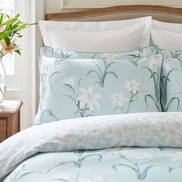 Cotton Pillowcase Pair - Seafoam, Sateen image
