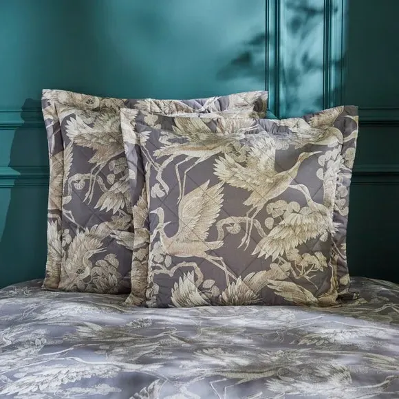 Decorative Pillowsham Jacquard - Charcoal, Satin