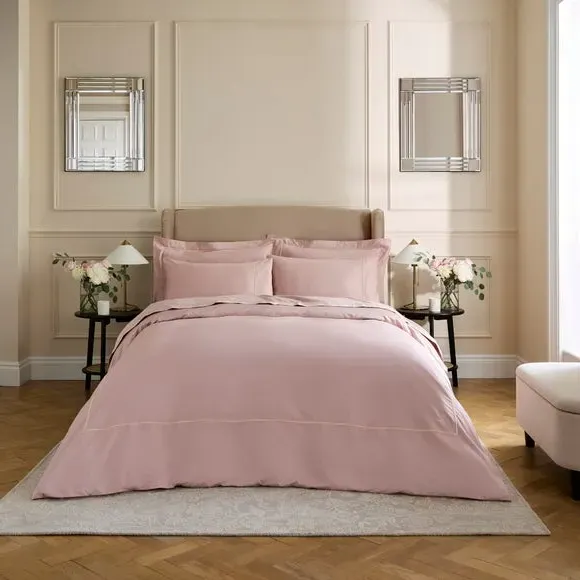 Duvet Cover 1000 Thread Count - Pink, Cotton