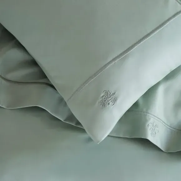 Duvet Cover 1000 Thread Count - Sage, Cotton