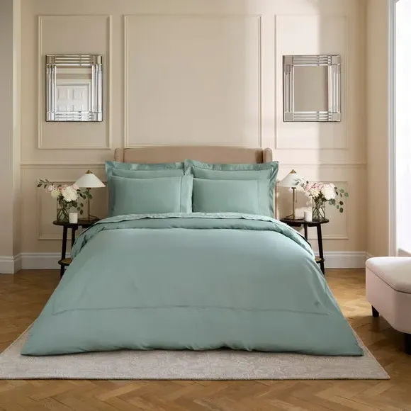 Duvet Cover 1000 Thread Count - Sage, Cotton