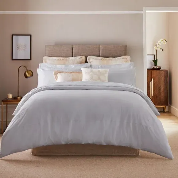 Duvet Cover 1000 Thread Count - Silver, Cotton