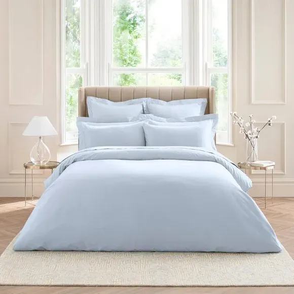 Duvet Cover 300 Thread Count - Blue, Cotton