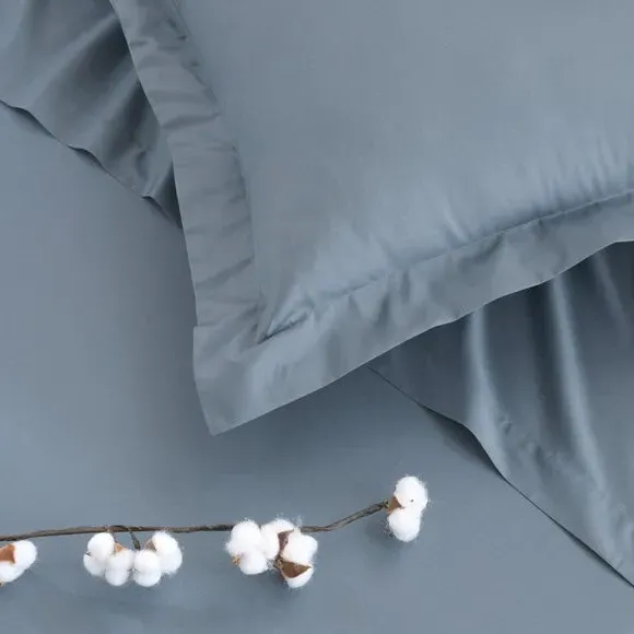 Duvet Cover 300 Thread Count - Blue, Cotton