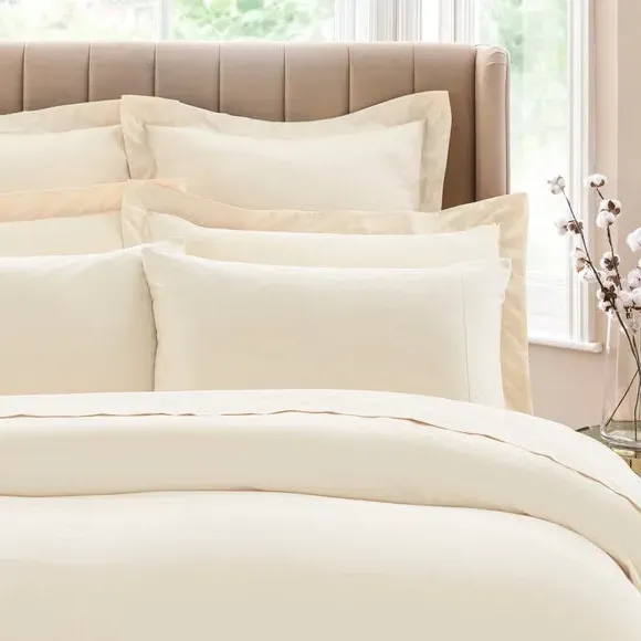 Duvet Cover 300 Thread Count - Cream, Cotton