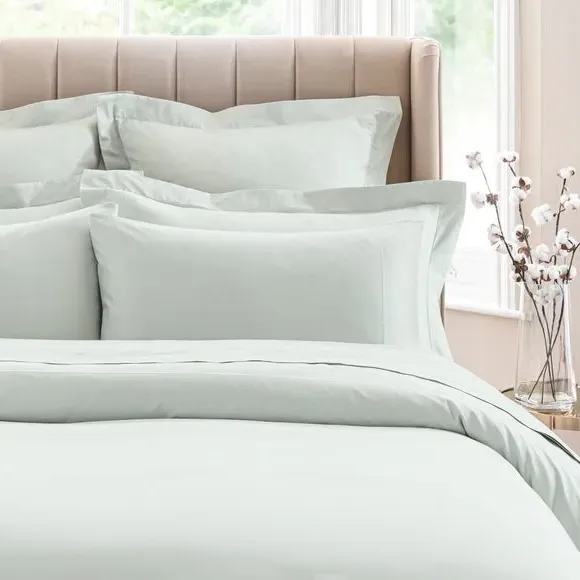 Duvet Cover 300 Thread Count - Grey Green, Cotton