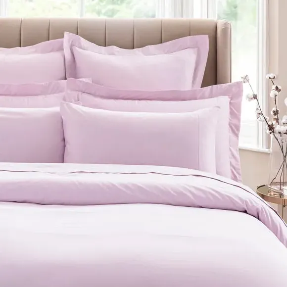 Duvet Cover 300 Thread Count - Mauve, Cotton