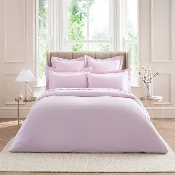 Duvet Cover 300 Thread Count - Mauve, Cotton