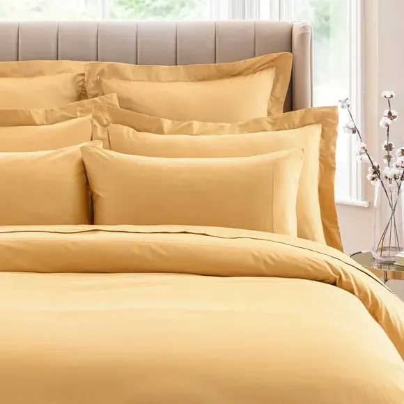 Duvet Cover 300 Thread Count - Ochre, Cotton