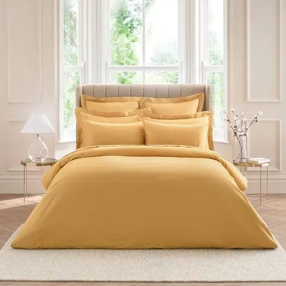 Duvet Cover 300 Thread Count - Ochre, Cotton