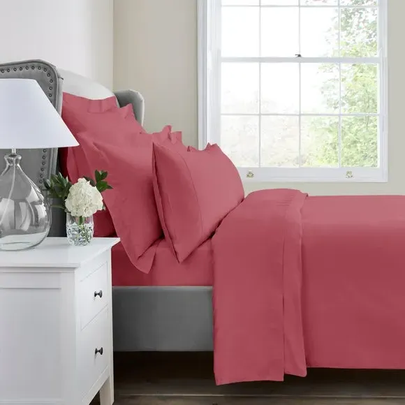 Duvet Cover 300 Thread Count - Rose, Cotton