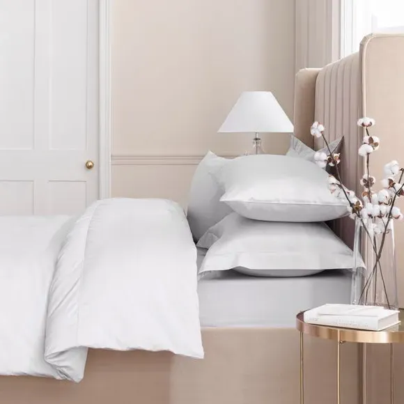 Duvet Cover 300 Thread Count - Silver, Cotton