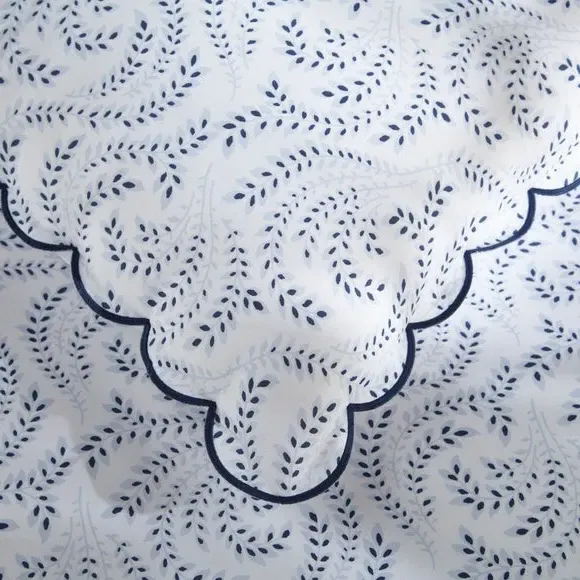 Duvet Cover Set with Pillowcase - Blue, Cotton