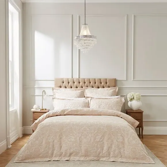 Duvet Cover Set with Pillowcase - Champagne, Cotton image