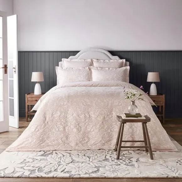 Duvet Cover Set with Pillowcase - Champagne, Cotton