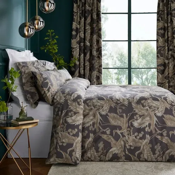 Duvet Cover Set with Pillowcase - Charcoal