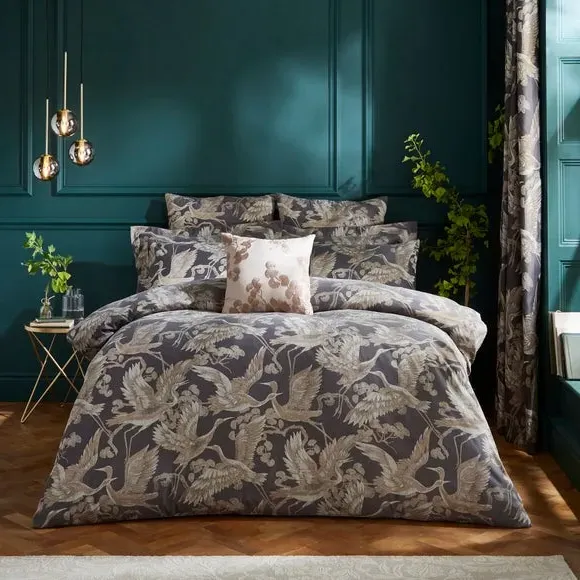 Duvet Cover Set with Pillowcase - Charcoal