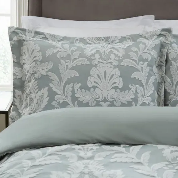 Duvet Cover Set with Pillowcase - Green, Cotton
