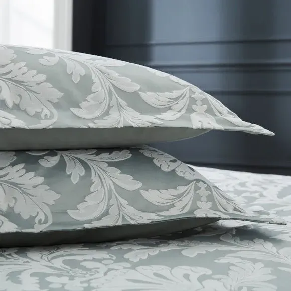 Duvet Cover Set with Pillowcase - Green, Cotton