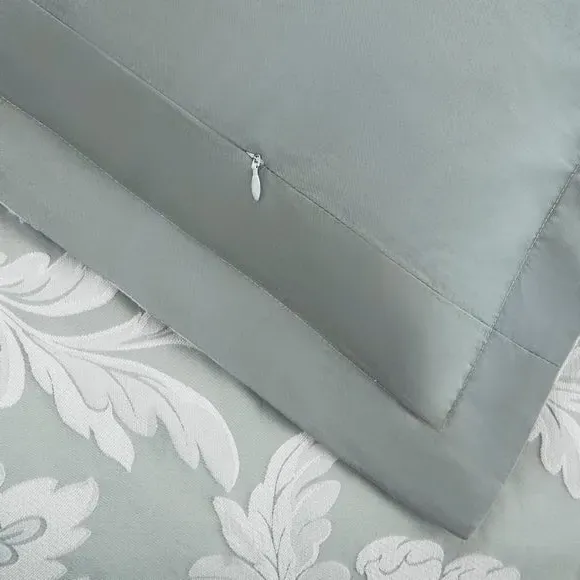 Duvet Cover Set with Pillowcase - Green, Cotton
